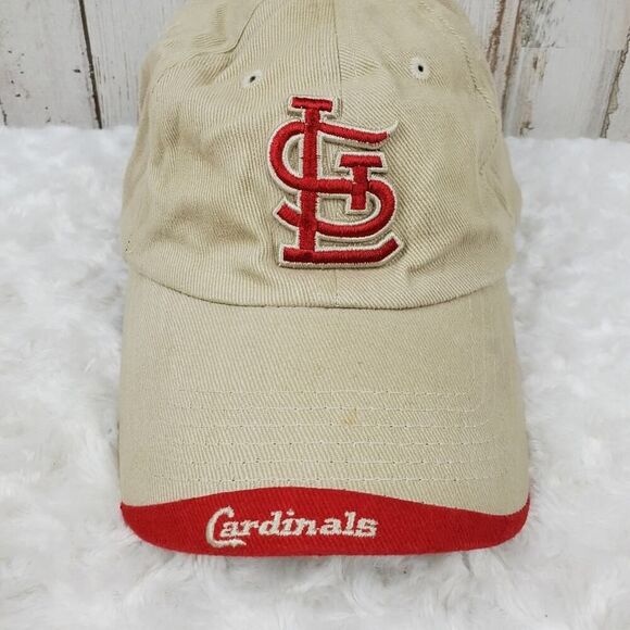 St. Louis Cardinals Baseball Cap Tan Red - Picture 3 of 7